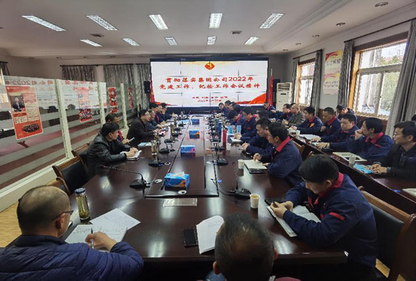 公司召開會議傳達(dá)集團(tuán)公司黨建工作、紀(jì)檢工作會議精神